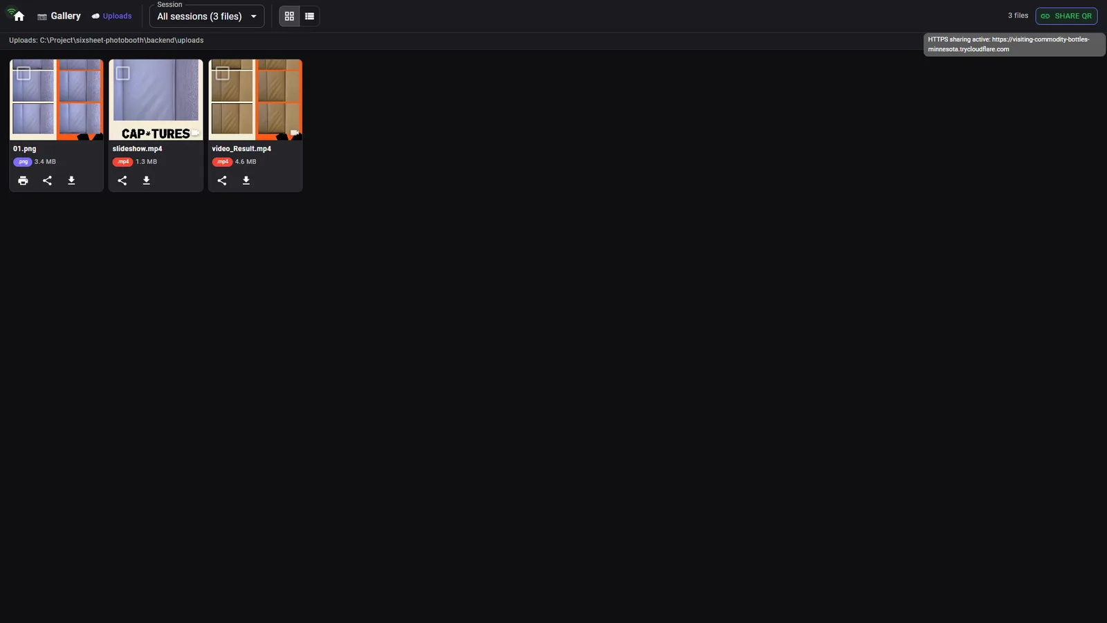 Gallery page